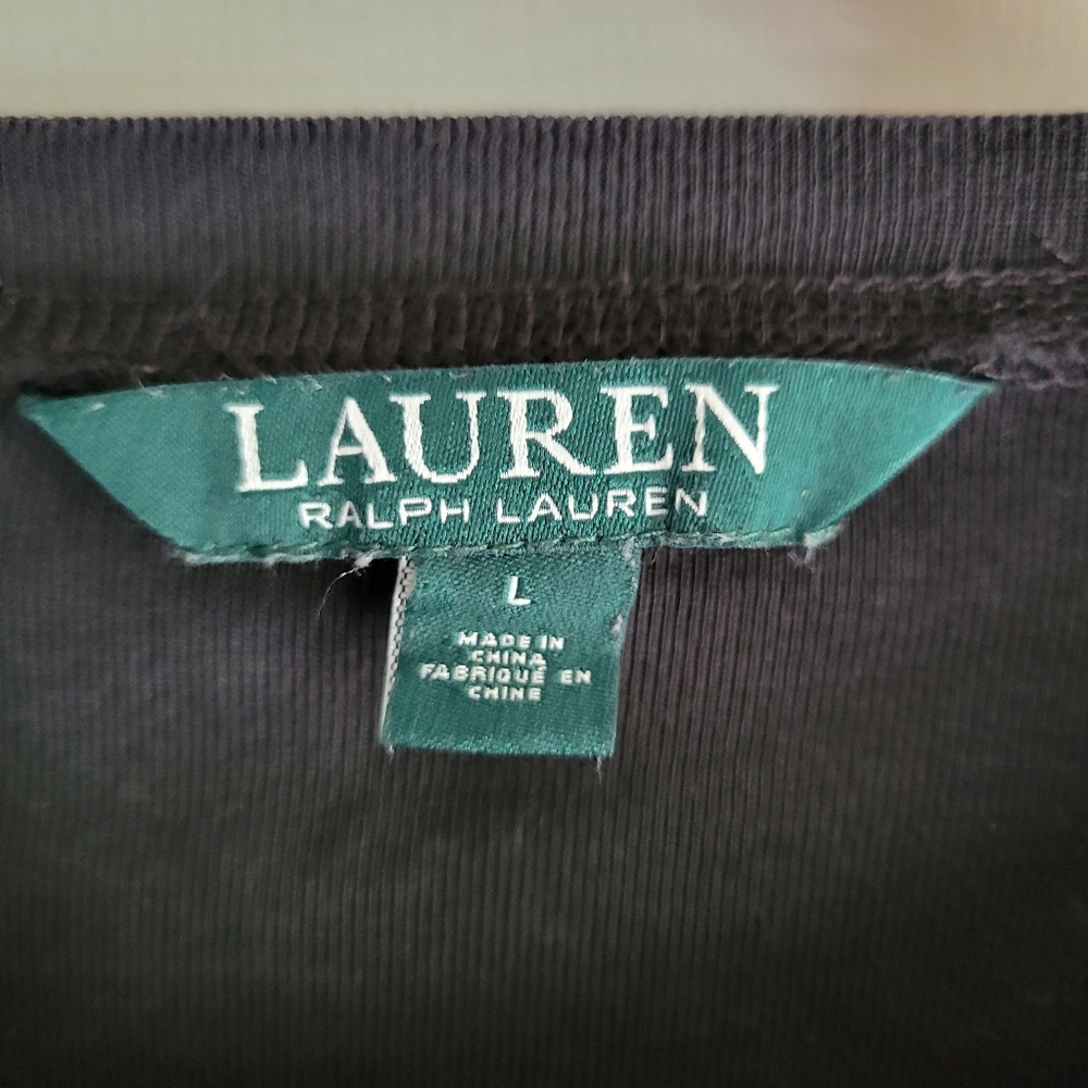 Ralph Lauren Long Sleeve Elbow Patch Tee - Picture 3 of 6